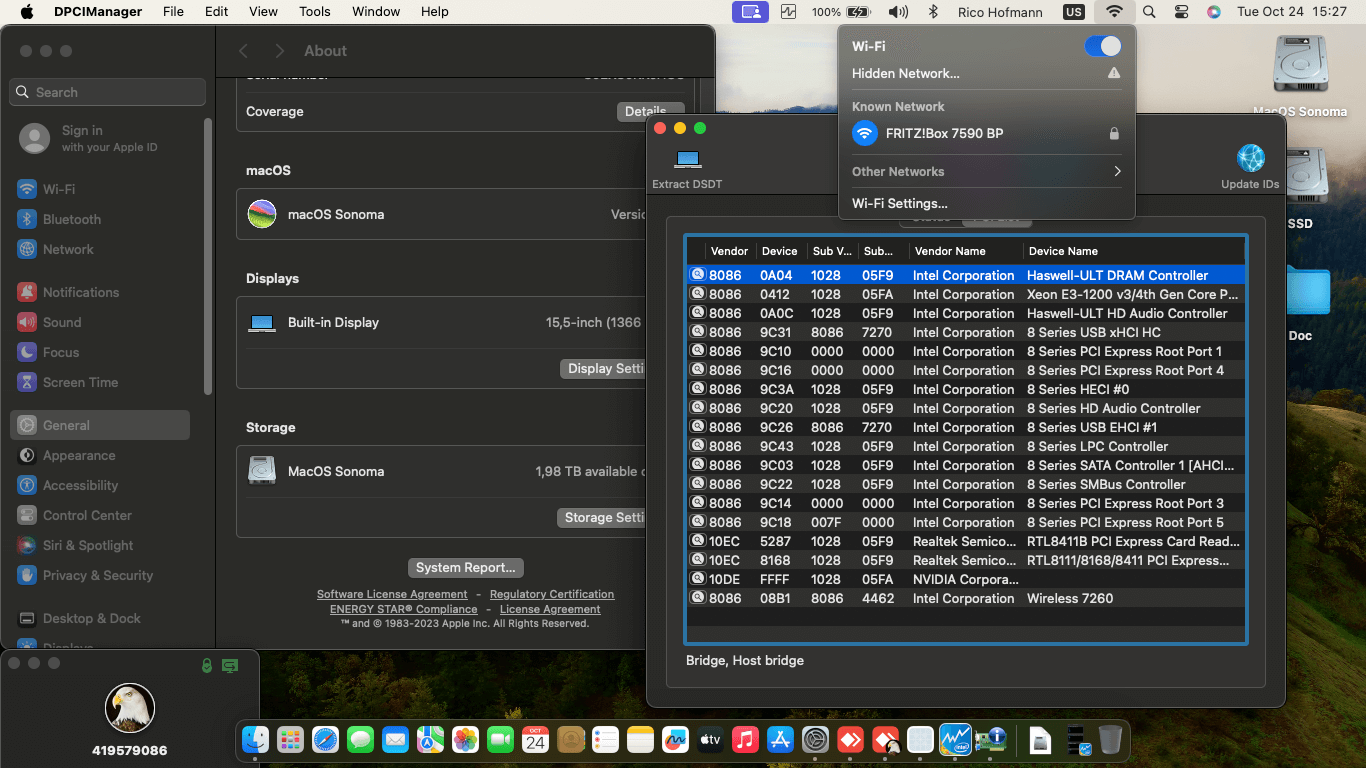 Dell Inspiron 15 7537 Touchscreen [Haswell   Intel HD 4400 + PS2 SMBUS]   OpenCore 1